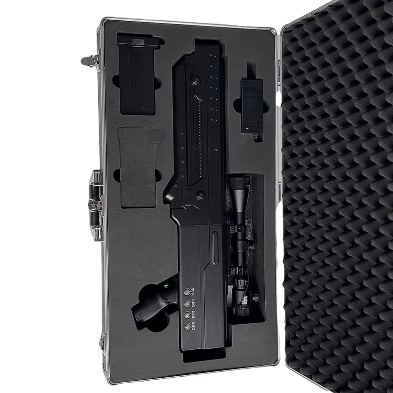  郧西手持便携式枪型低空防御反制四通道B型